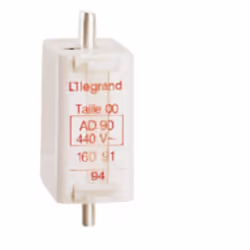 CARTOUCHE FUSIBLE T00 AD90 LEGRAND 016091 Cartouche ERDF A couteaux type AD - Conforme à la norme HN 62 - S - 83 Cartouche - ...