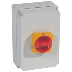 Interrupteur de proximité tripolaire 40A - Legrand - Boîtier cadenassable IP65 I07