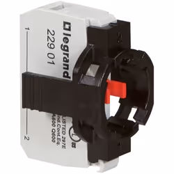 legrand osmoz 022961 : sous ensemble bloc pour tête non lumineuse 1 contact nf avec étrier 1 poste avec raccordement à vis. c ...