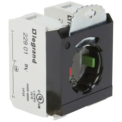 Legrand - Sous-ensemble bloc pour tête non lumineuse Osmoz raccordement à vis no+nf et étrier 3 postes (022976)
