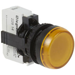 Legrand - Voyant lumineux Osmoz complet IP69 jaune 12V à 24V alternatif ou continu 023774