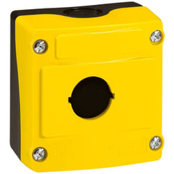 Legrand - boitier vide 1 trou couvercle jaune osmoz