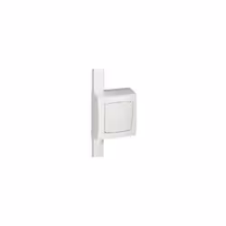 Cadre Appareillage saillie 1 poste pour pose sur moulure DLPlus épaisseur 20mm Blanc LEGRAND 031409 DLPlus, le cadre permet l ...