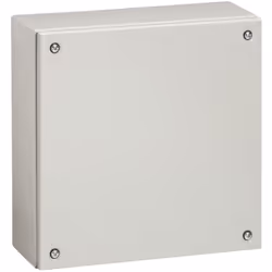 Boîtier industriel Atlantic métal carré IP66 IK10 200x200x120mm RAL7035 LEGRAND 035604 Atlantic, boîtier industriel métal pou ...