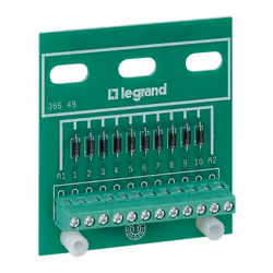 Module de 10 diodes anode commune pour Osmoz - fixation sur porte ou plaque