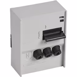 Le combiné Pac à cartouches Legrand saillie 20A 3P+N, en gris clair, est conçu pour la coupure fiable des circuits électrique ...