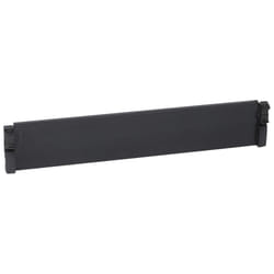 Plaque obturatrice - LEGRAND - 2U 19pouces - fixation rapide sans vis - métal - noir RAL9005