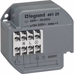 LEGRAND Télérupteur 1 pôle 10A -230V - 50/60Hz