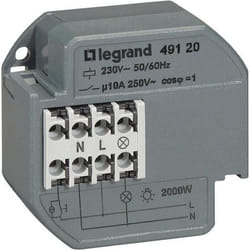 LEGRAND Télérupteur 1 pôle 10A -230V - 50/60Hz