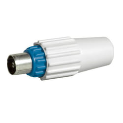 Fiche TV mâle dia.9.5 - Legrand - Fiche mâle sortie droite - Fiches TV coaxiales §9.52 mm normalisées