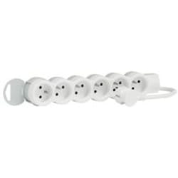 Legrand 050062 multiprise 3 m 6 sortie(s) CA Blanc