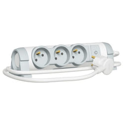 LEGRAND Rallonge multiprise Confort bloc de prises rotatif avec interrupteur 3x2 P+T 1,5 m