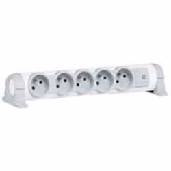 Legrand 050081, 2P+T, 1,5 mm², Blanc, 5 sortie(s) CA, 230 V, 3680 W