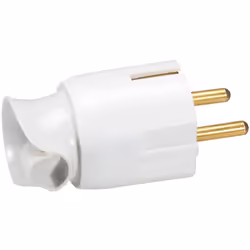 La fiche plastique 2P+T 16A Legrand à orientation du câble à 360° offre une flexibilité d'utilisation particulièrement appréc ...