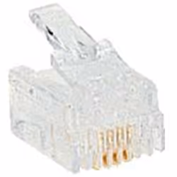 Legrand 0 517 01, RJ 11, Transparent, Or, 9,65 mm