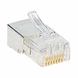 Legrand 051704, RJ-45, Argent, Transparent, Droit, Cat5e, Or, 138 g