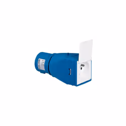 Adaptateur industriel et domestique 2P+T avec volet livré monté LEGRAND 052103 Adaptateur, pour connecter une fiche à brochag ...