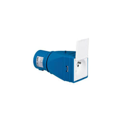 Legrand - Adaptateur industriel et domestique 2P+T avec volet livré monté 052103