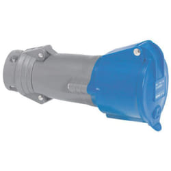Prise mobile Hypra IP44 32A - 200V~ à 250V~ - 3P+N+T - plastique bleu