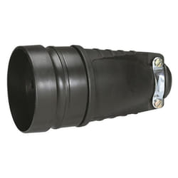 Fiche caoutchouc noir 3P+T 20 A - Legrand - Sortie droite