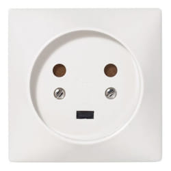 Socle à vis avec éclips de protection 20A 2P+T - LEGRAND - 055422