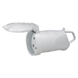 Fiche électrique - Legrand - Plexo étanche - Gris - 2P+T - 20A - 4600W