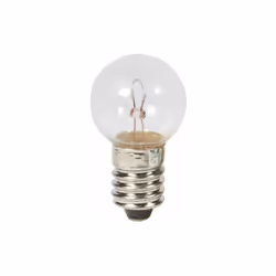 Ampoule culot E10 pour bloc autonome d'éclairage de sécurité.