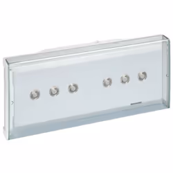 BAES d'évacuation IP43 IK07 permanent ECO2 SATI adressable pour grands espaces