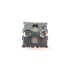 Prise TV-Radio connecteur mâle/femelle 9.52mm étoile Céliane LEGRAND 067383