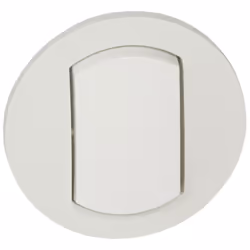 Enjoliveur simple Céliane IP44 pour référence 067001 ou 067031 - Blanc
