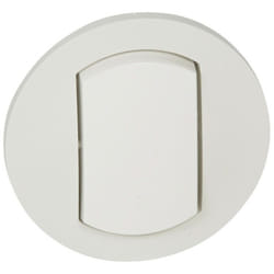 Enjoliveur simple Céliane IP44 pour référence 067001 ou 067031 Blanc (067801)