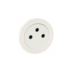 Legrand - enjoliveur 2P+T affleurant céliane blanc 068111