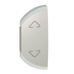 Enjoliveur pour volets roulants - Legrand Céliane - 1 module - Titane