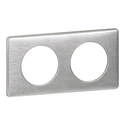 Plaque Céliane 2 postes Aluminium