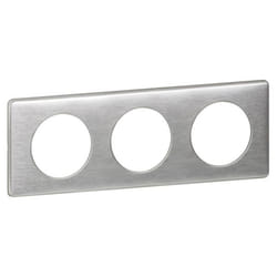 Plaque Céliane 3 postes Aluminium