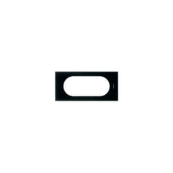 Plaque 2 postes 5 modules matiere corian nocturne celiane Legrand 069155