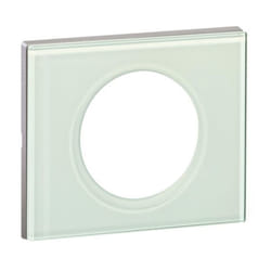 LEGRAND Celiane Plaque de finition 1 poste verre kaolin