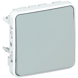 Bouton-poussoir PLEXO 10 A gris mat - LEGRAND - 069540