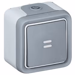 Legrand 069712, Boutons, Gris, IP55, 86 mm, 57 mm, 86 mm