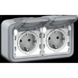 Legrand 069742 prise de courant Type F Gris