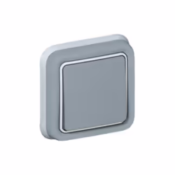 Interrupteur ou va-et-vient étanche PLEXO complet IP55 encastré gris - LEGRAND - 069811