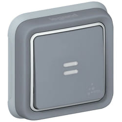 Legrand - poussoir no+nf programme plexo complet encastre blanc 10a