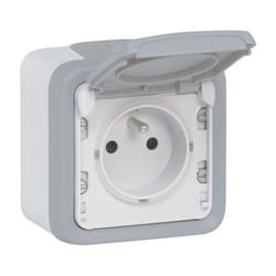 LEGRAND Prise Plexo complet - 2 phases + terre - IP55