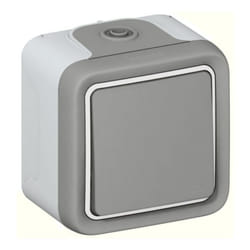 Interrupteur Plexo complet - gris