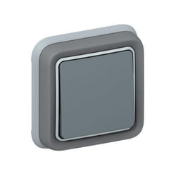 LEGRAND Interrupteur simple complet Plexo gris