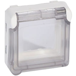 Legrand - Adaptateur opaque Plexo composable blanc antimicrobien pour fonction Mosaic 070725