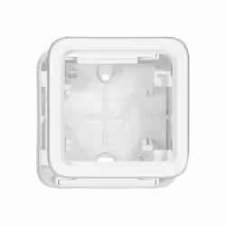 Boîtier à embouts Prog Plexo composable blanc Artic 1 poste LEGRAND 070741Boîtiers à embouts 1 poste - Fixations du boîtier a ...