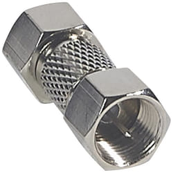Adaptateur TV - LEGRAND - F mâle/mâle - Noir - Pour amplificateurs TV/SAT - Connectique de qualité