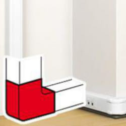 Angle LEGRAND 50x80 plat 90° pour goulotte clip…