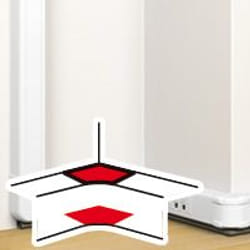 Goulotte - LEGRAND - Angle Intérieur 80 à 100° - Clip Direct Prog Mosaic 50x80 - Antimicrobien